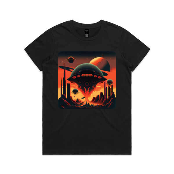 Art Deco Space Invaders Thumbnail